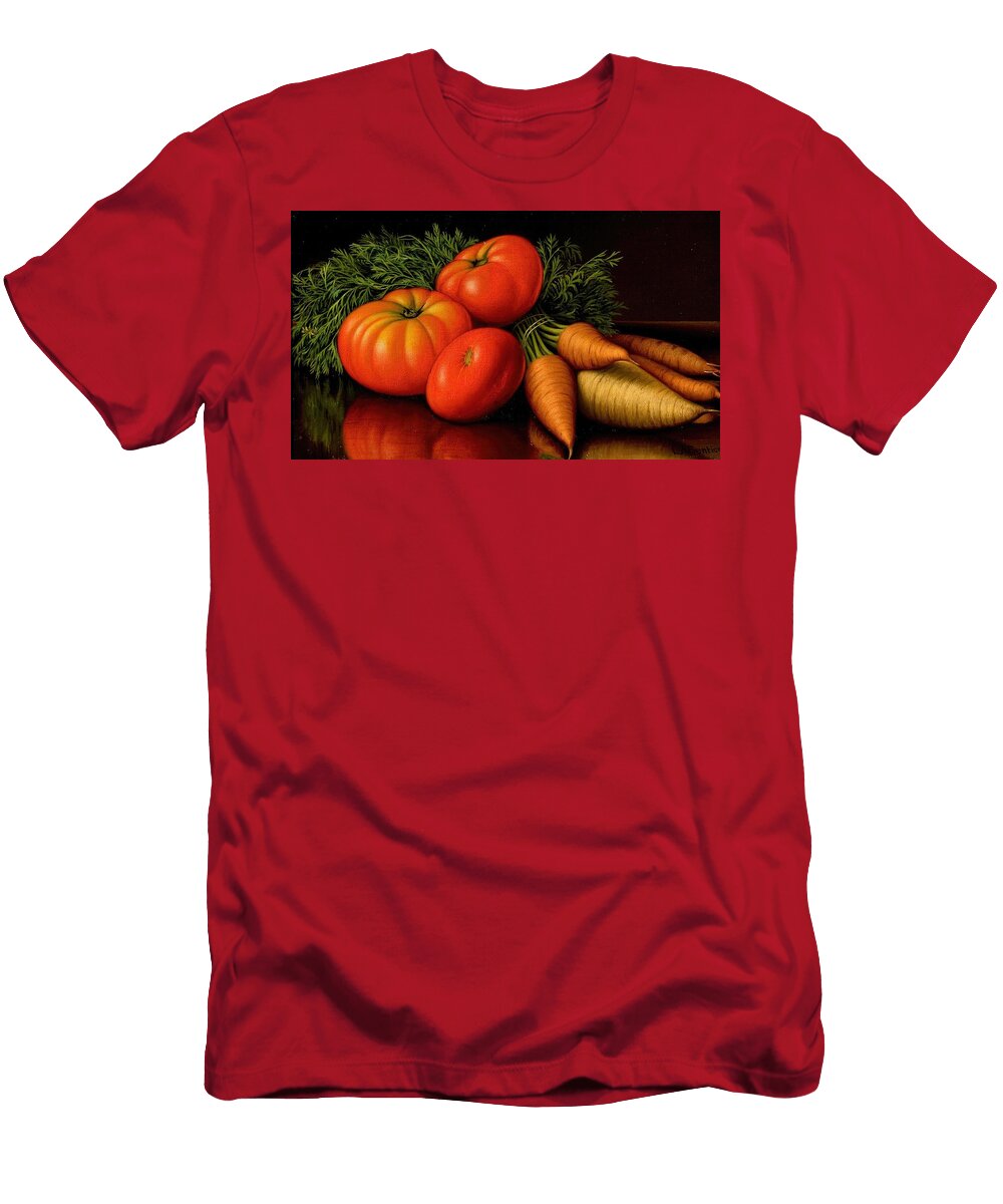Still Life with Tomatoes and Carrots Levi Wells Prentice American T-Shirt