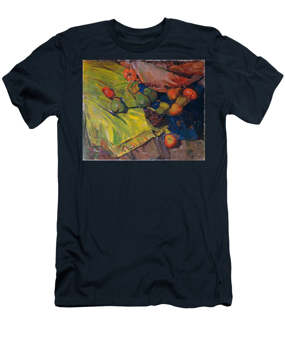 Stillleben Mit Fruchten Auf Grunem Tuch Art Anton Faistauer Austrian T-Shirt