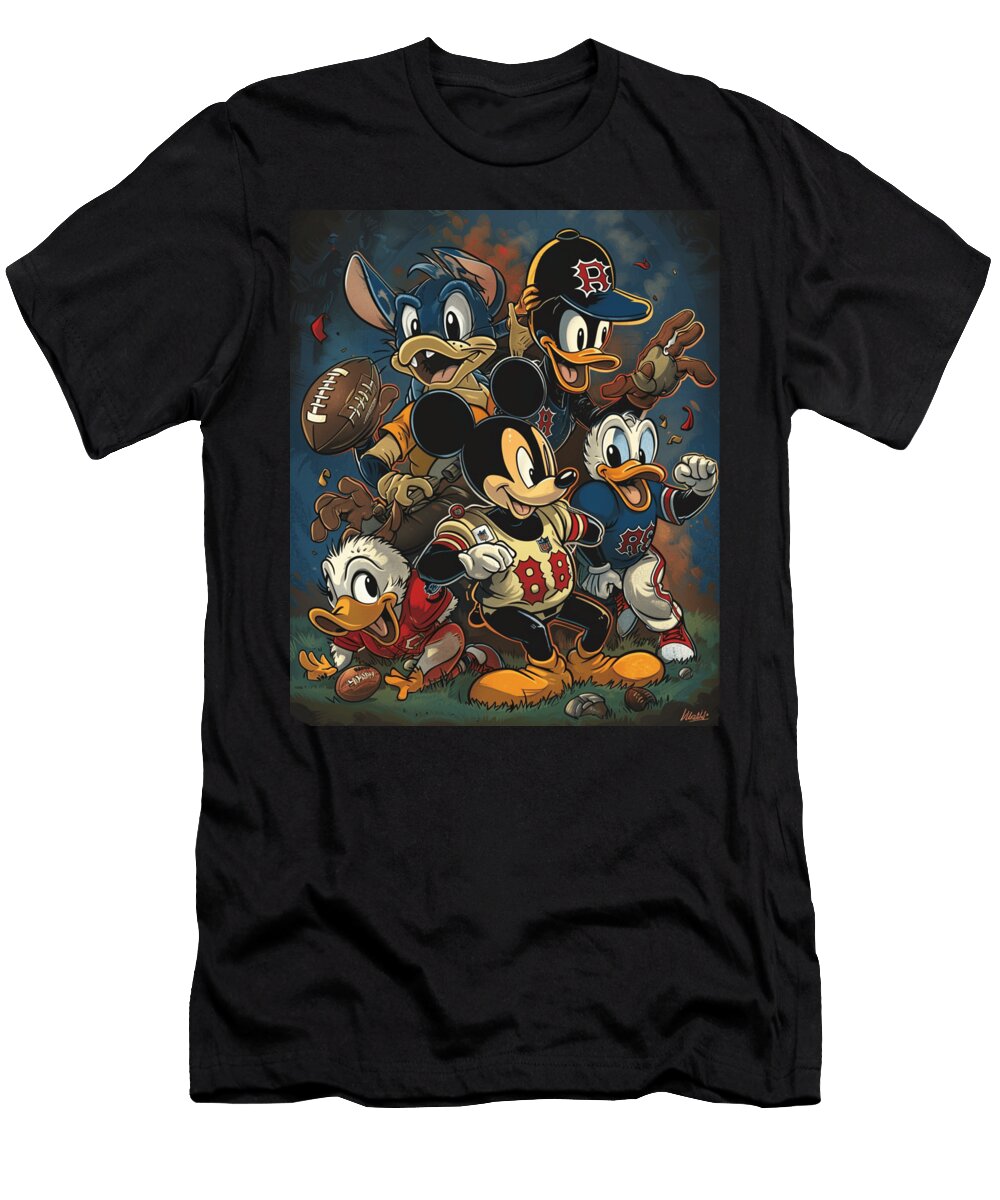 Stitch Vs Boston Red Sox Hawaiian Heat Hitter Robertz Schuler T-Shirt