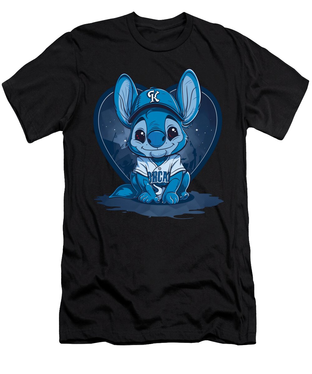 Stitch Vs Kansas City Royals Royals Recuperated Riposte Robertz Schuler T-Shirt