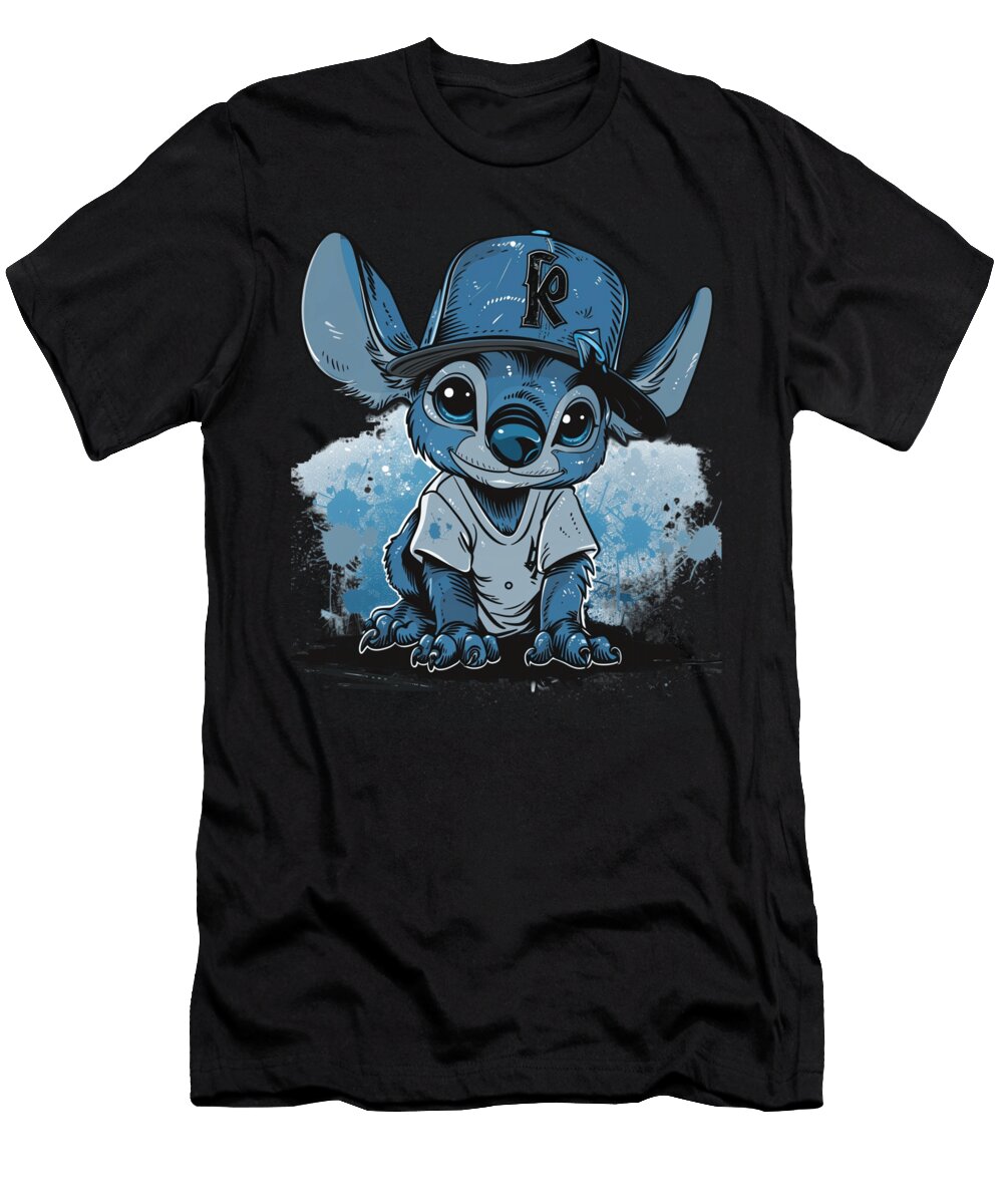 Stitch Vs Kansas City Royals Royals Retaliation Readiness Robertz Schuler T-Shirt