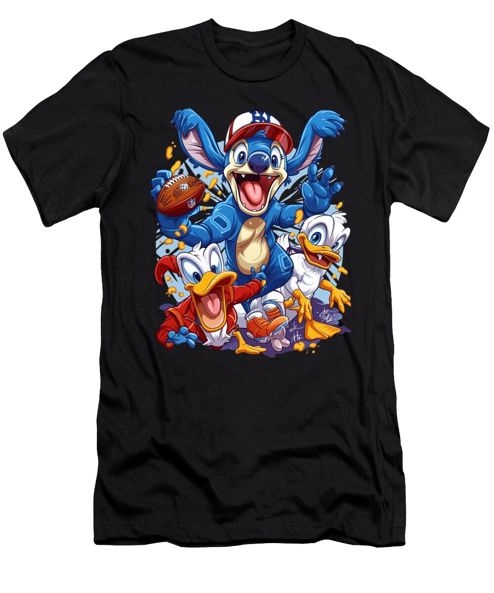 Stitch Vs Kansas City Royals Royals Rethink Routine Robertz Schuler T-Shirt