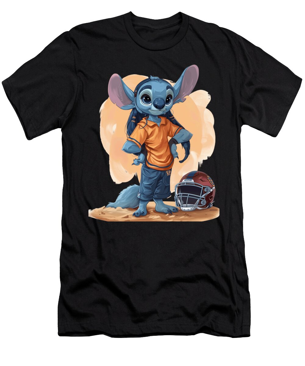 Stitch Vs Kansas City Royals Stitch Speedy Sprint Robertz Schuler T-Shirt
