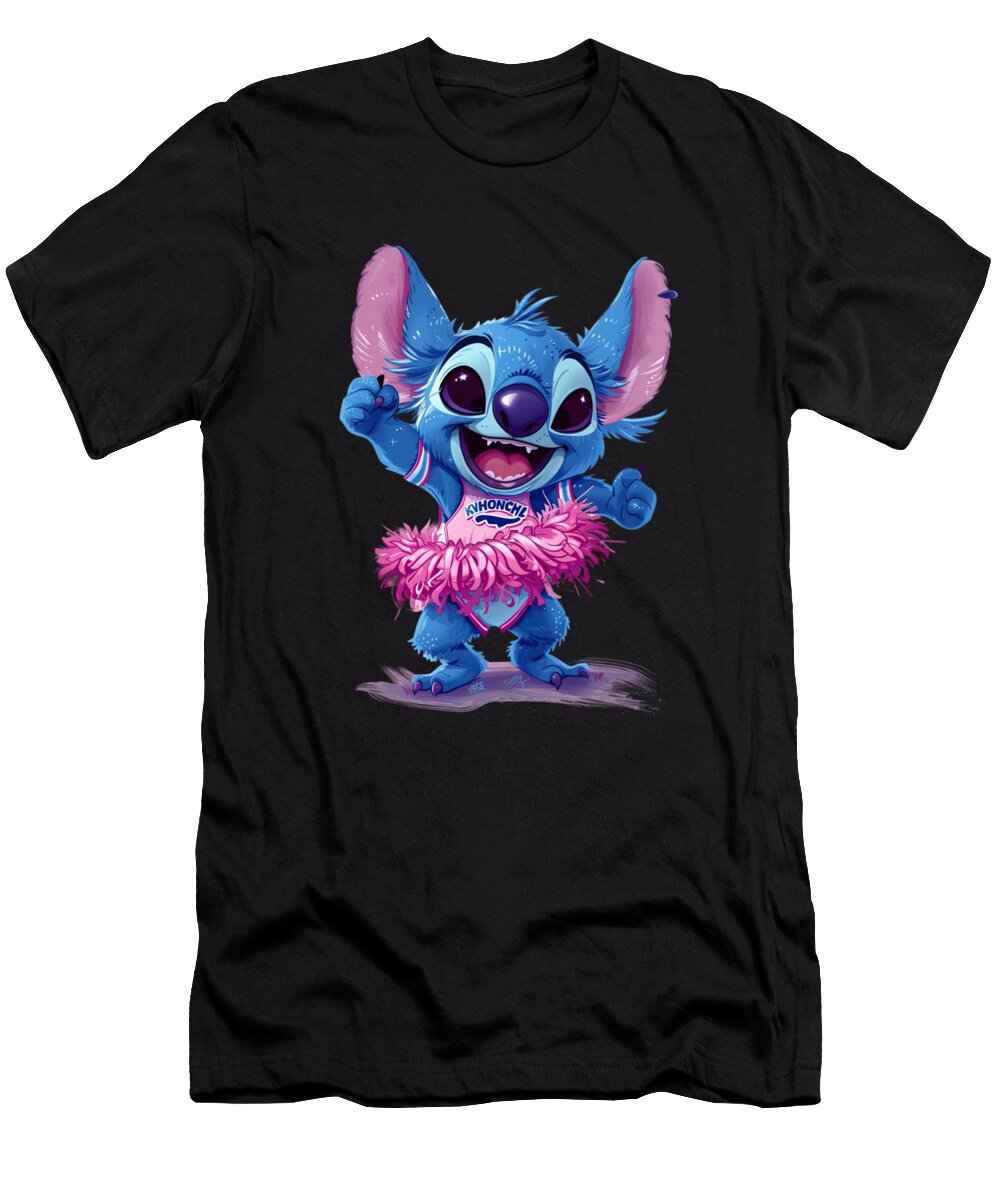 Stitch Vs Kansas City Royals Stitch Standout Stamina Robertz Schuler T-Shirt