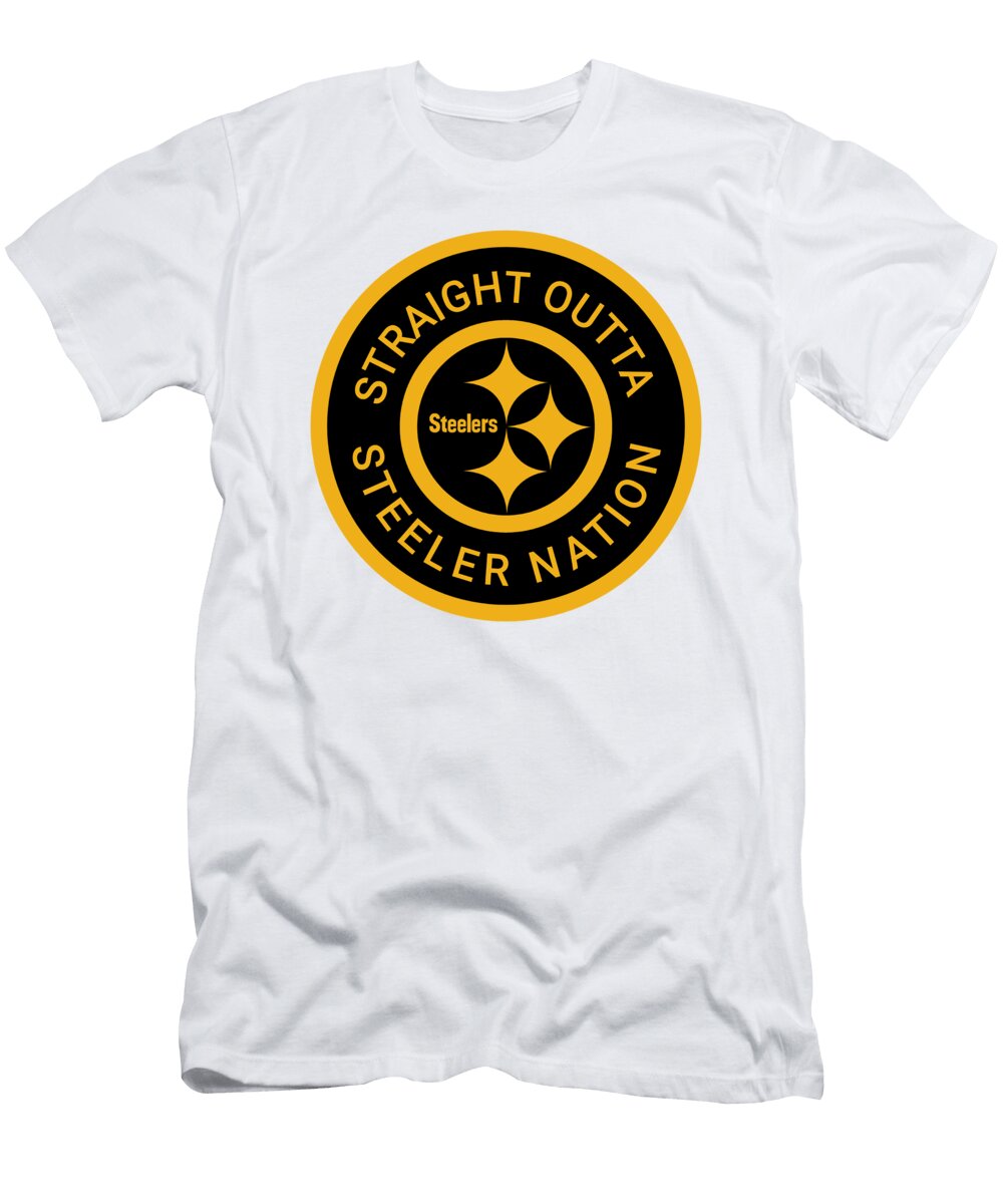 Straight Outta Steeler Nation Rianas Everything T-Shirt
