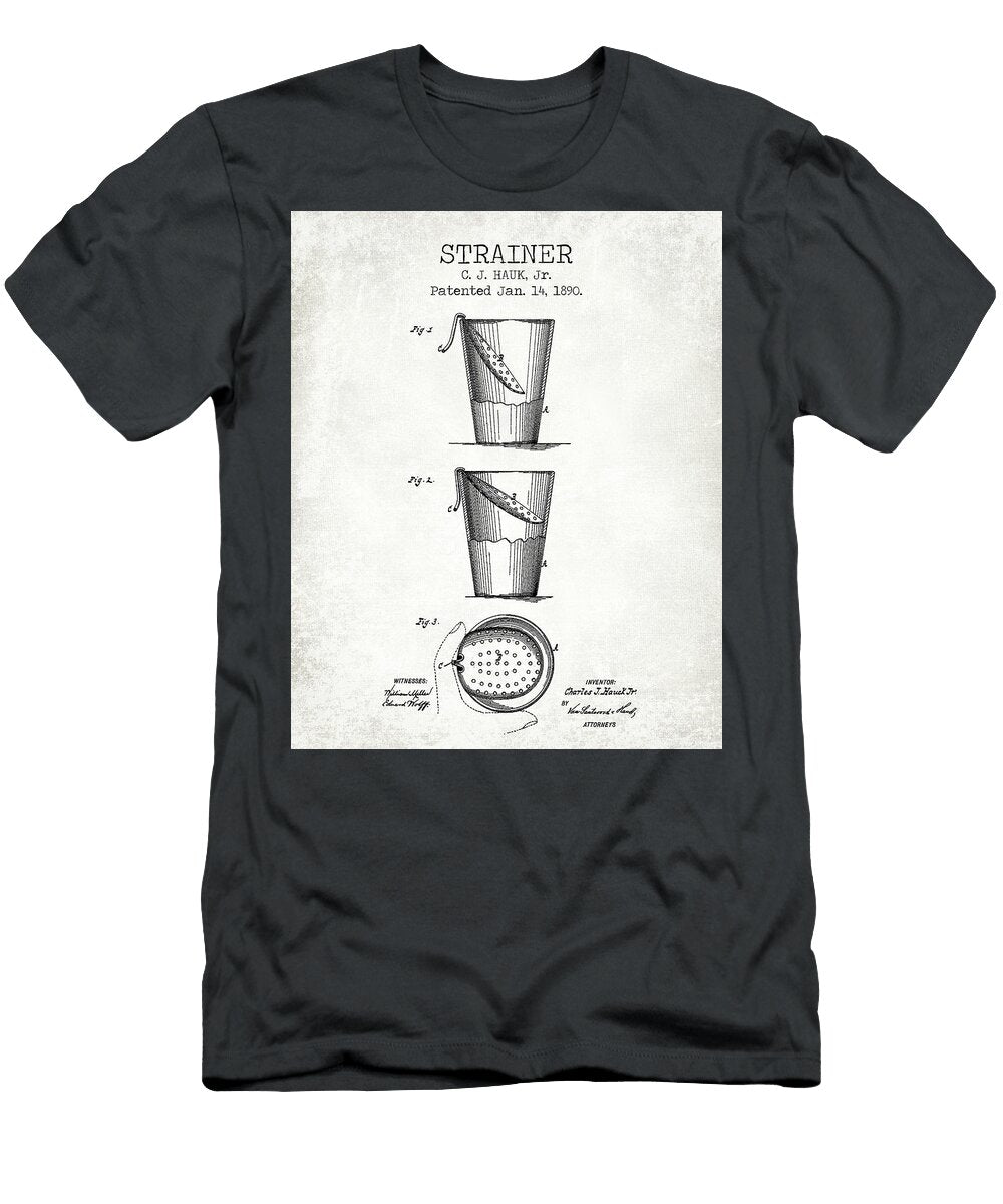 Strainer Old Patent Denny H T-Shirt