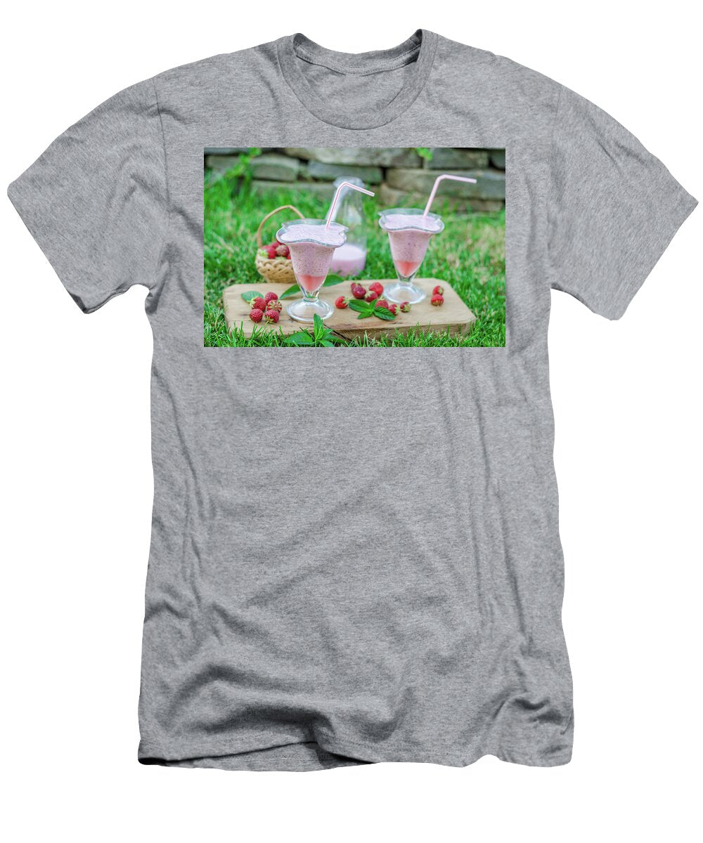 Strawberrie Smoothie Outside Summer Petr Stepanek T-Shirt