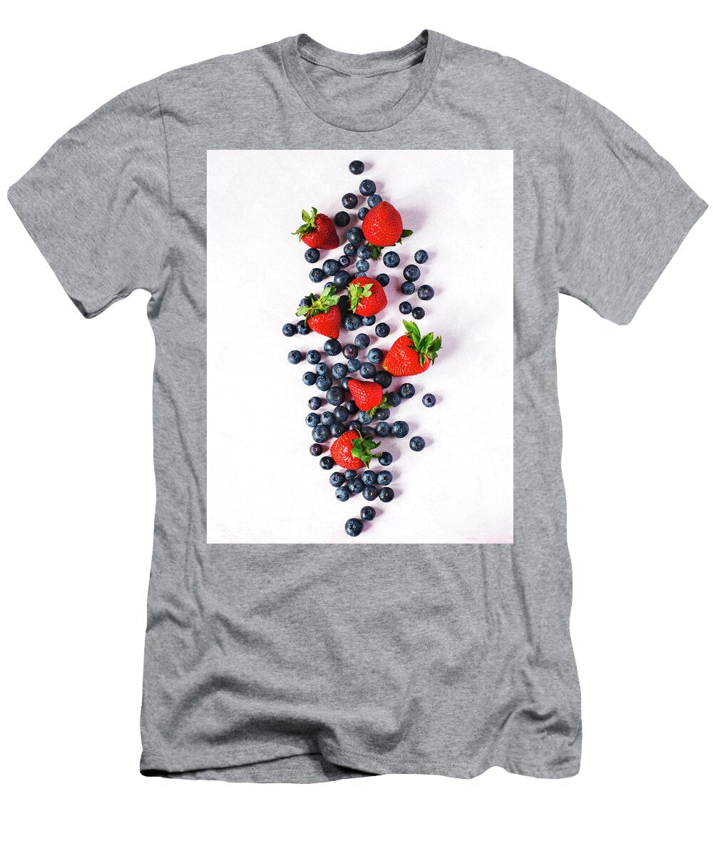Strawberries and Blueberrie Anjelika Gretskaia T-Shirt
