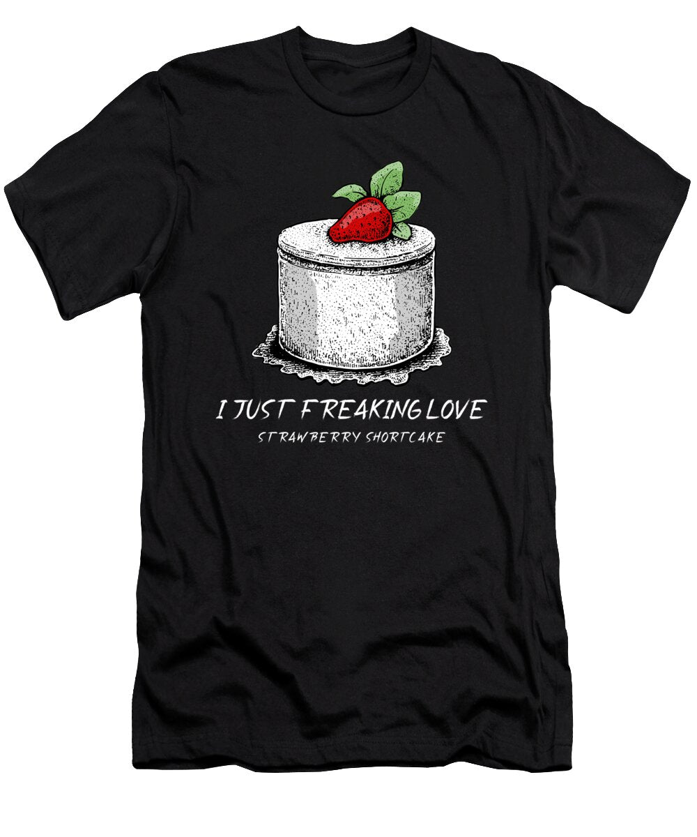 Strawberry Shortcake Pie Baking Bakery Justus Ratzke T-Shirt