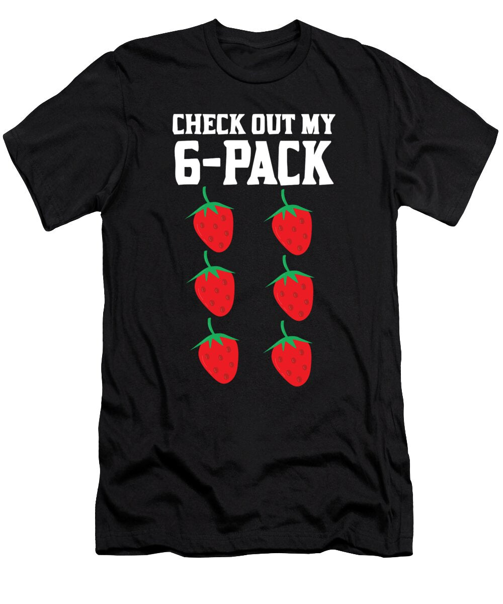 Strawberry Strawberries Fruitarians 6 Pack Justus Ratzke T-Shirt