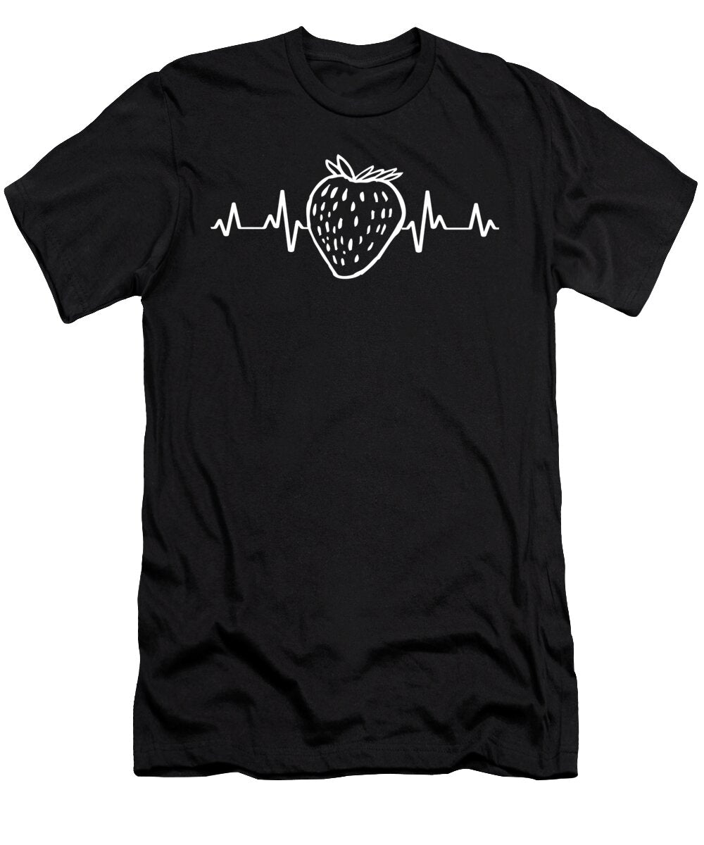 Strawberry Strawberries Fruitarians Heartbeat Justus Ratzke T-Shirt