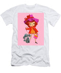 Stylish Lady with a Poodle on a Leash Csa Images T-Shirt