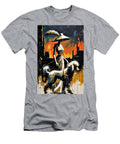 Stylish Woman Walking a Poodle Yanito Freminoshi T-Shirt