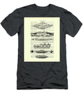 Submarine Diagram on Antique French Book Page Madame Memento T-Shirt