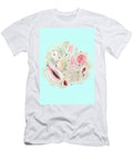 Summer Days Blue Fruity Print Amanda Lakey T-Shirt