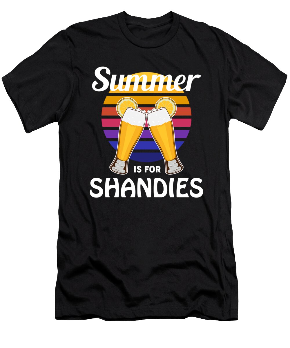 Summer Is for Shandies Beer Lemonade Shandy Product Jacob Hughes T-Shirt