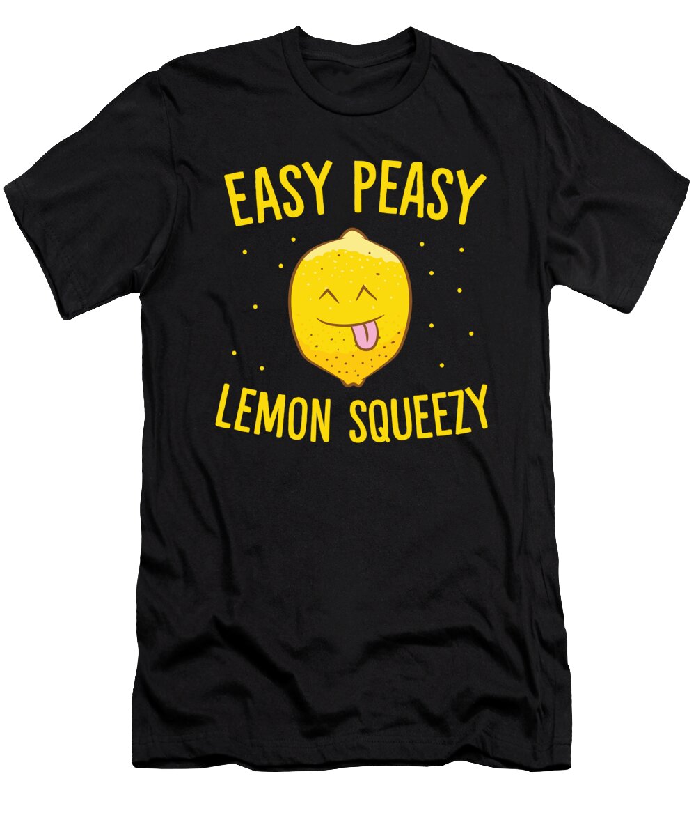 Summer Lemonade Easy Peasy Lemon Squeezy Funny Lemons Eq Designs T-Shirt