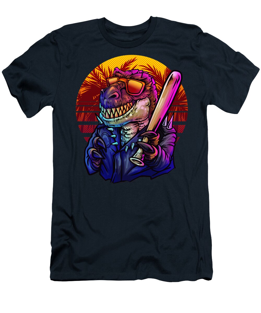 Summer T Rex with Baseball Bat Quang Vu T-Shirt