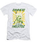 Summers Are Made for Mojitos Funny Summer 2021 Licensed Art T-Shirt