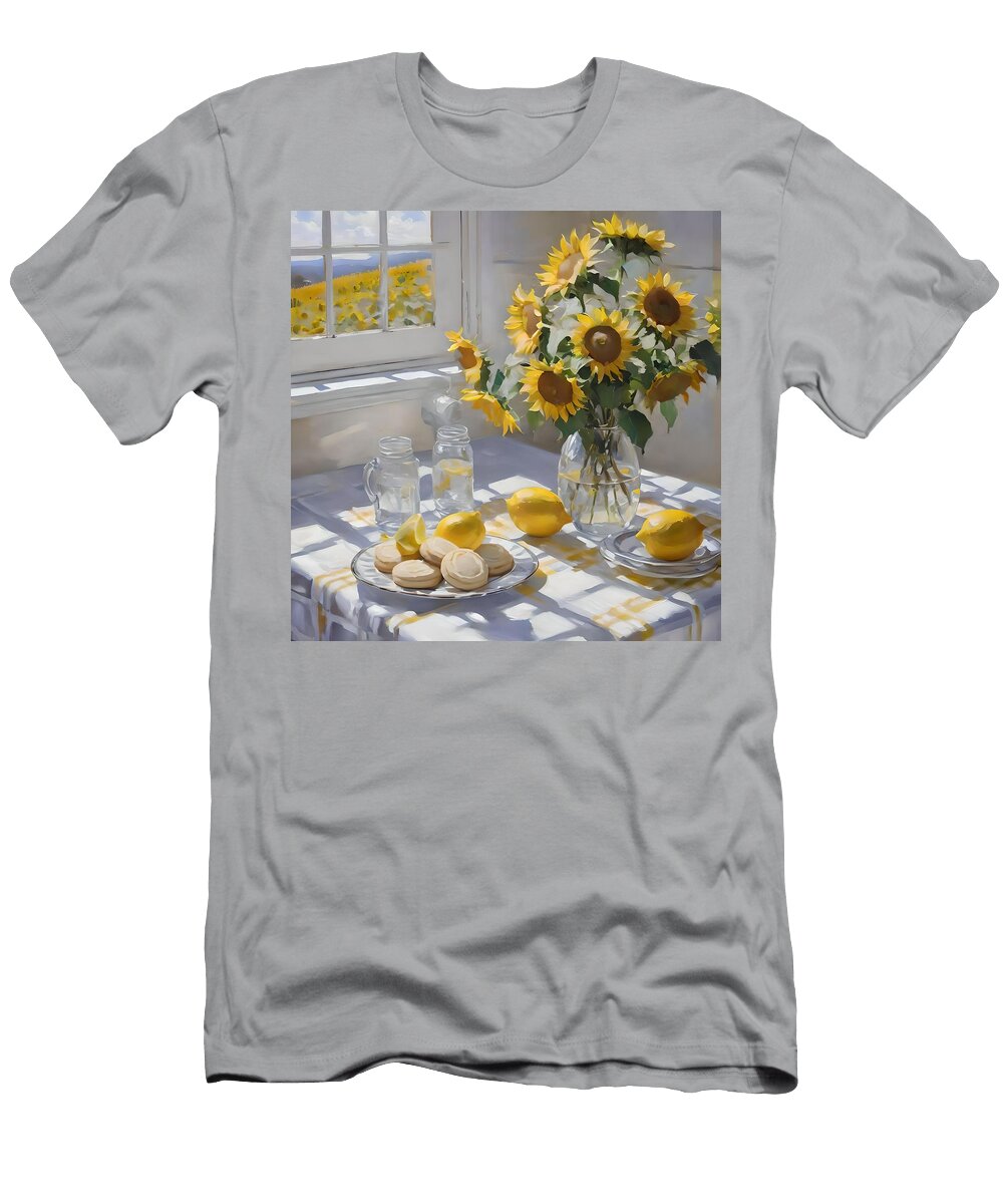 Sunflower and Lemonade Summer Olde Time Mercantile T-Shirt