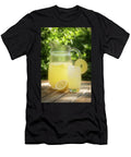 Sunlit Jug and Glass of Fresh Corsican Lemonade in Garden Jon Ingall T-Shirt