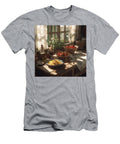Sunlit Rustic Kitchen with Fresh Ingredients Tornike Gachechiladze T-Shirt