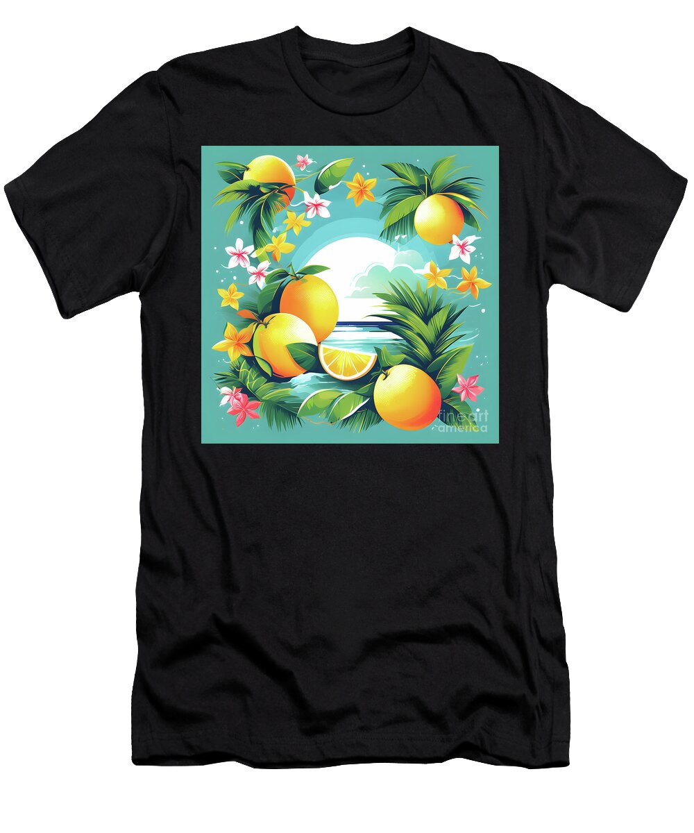 Sunny Citrus Symphony Sen Tinel T-Shirt
