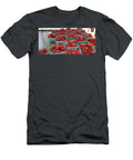 Sunny Strawberries Charlotte Gray T-Shirt