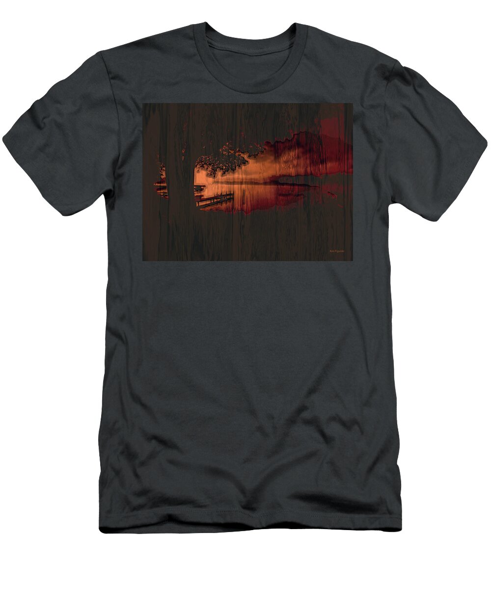 Sunrise Over Lake Ken Figurski T-Shirt