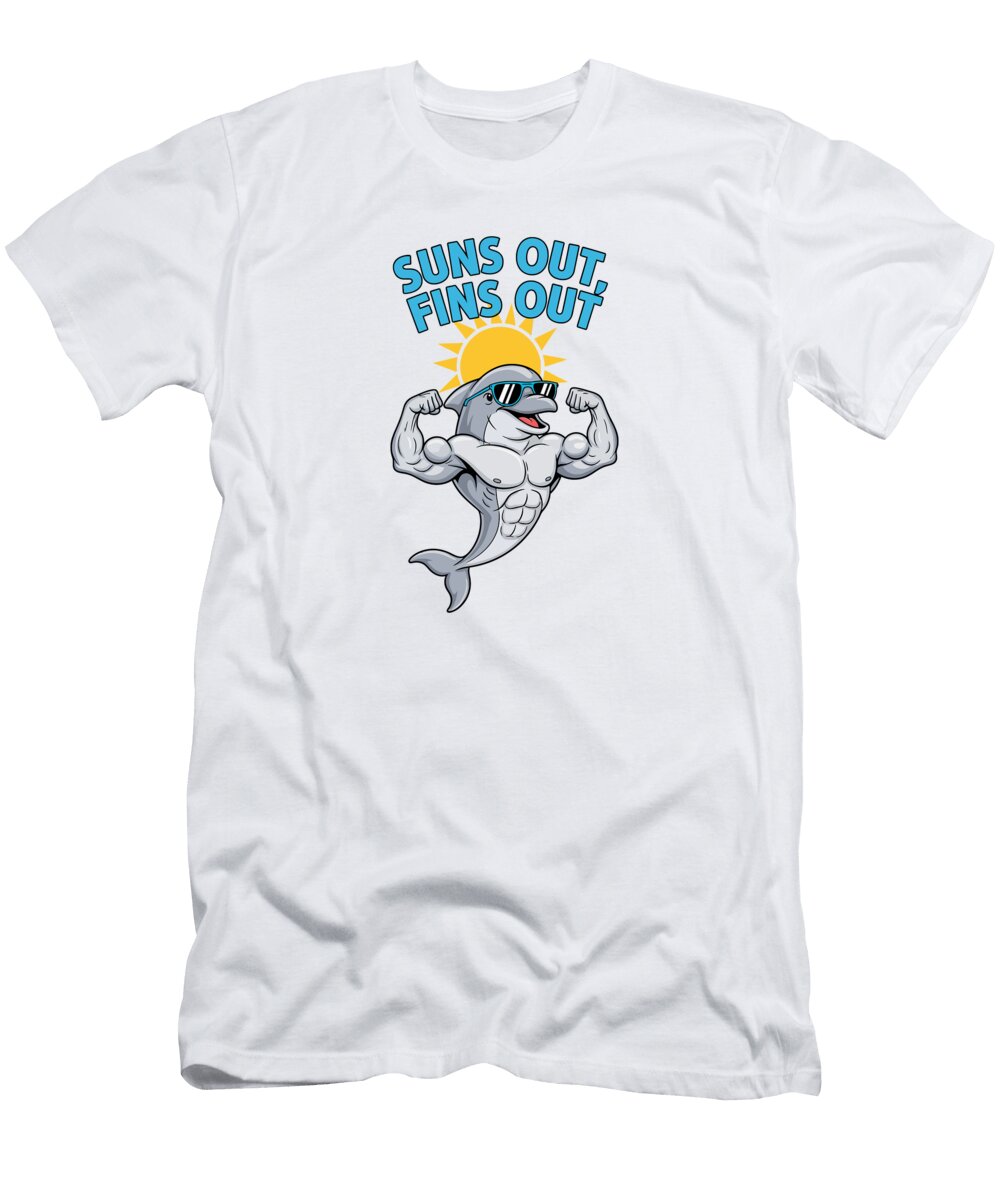 Suns Out Fins Out Amir Faysal T-Shirt