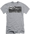 Sunset Fore Over Spread Creek Black and White Adam Jewell T-Shirt
