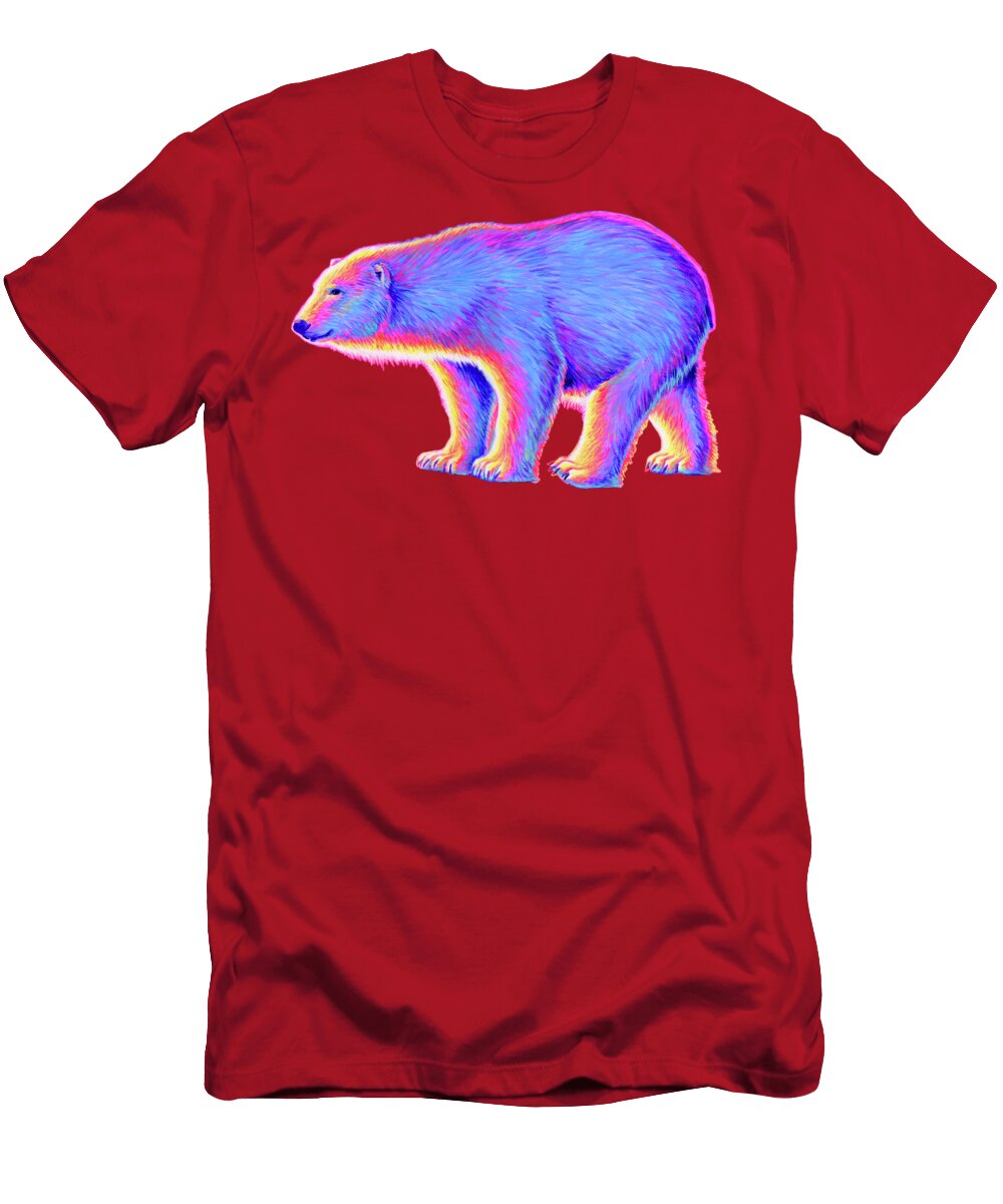 Sunset Polar Bear Rebecca Wang T-Shirt