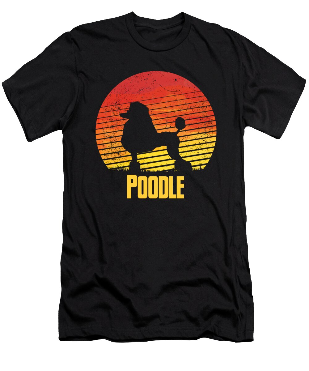 Sunset Poodle Jose O T-Shirt