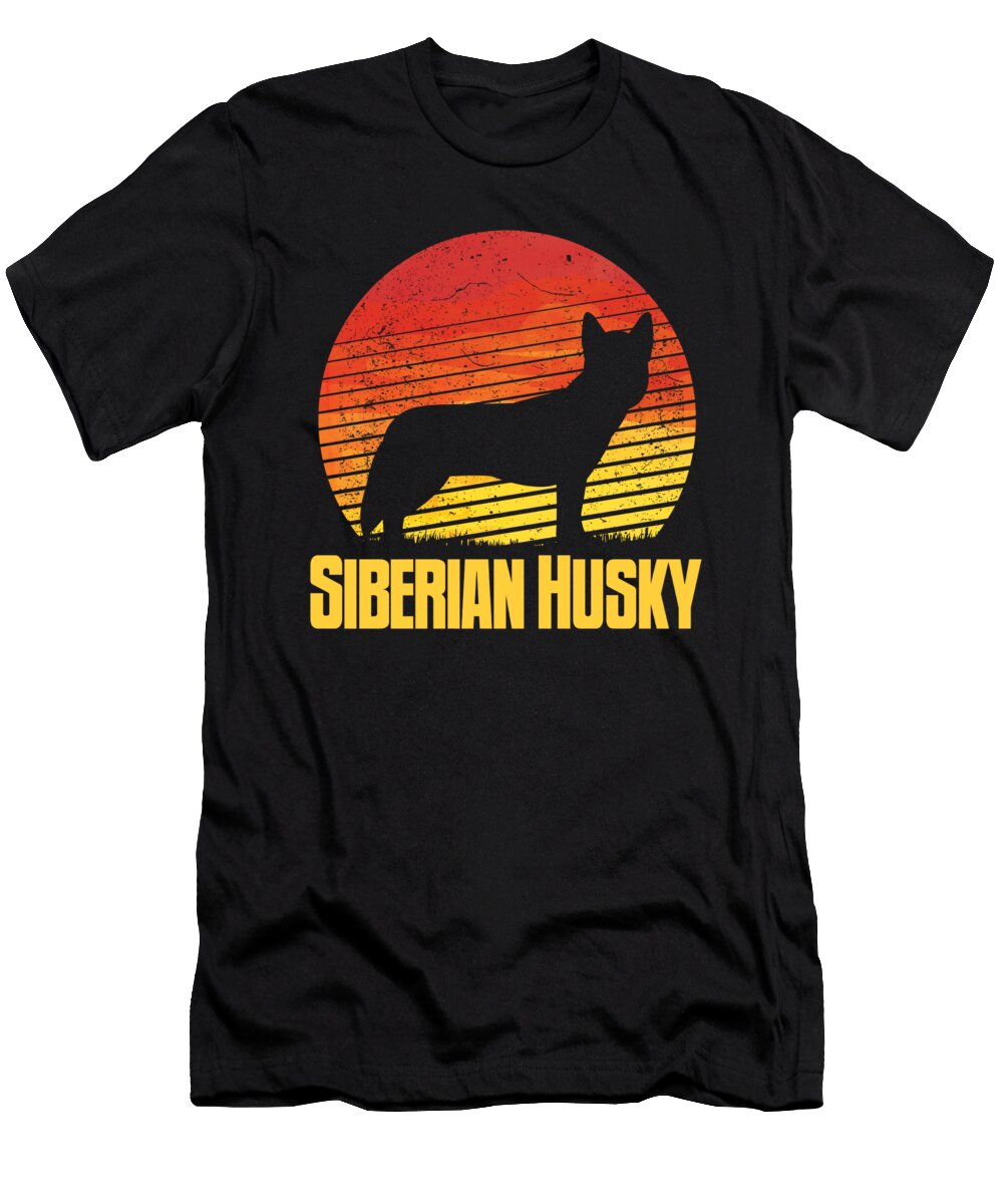 Sunset Siberian Husky Jose O T-Shirt