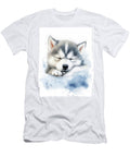 Super Cute Angel Sleeping Puppy Siberian Husky Dog 001 Wendy Sakura Wendy Sakura T-Shirt