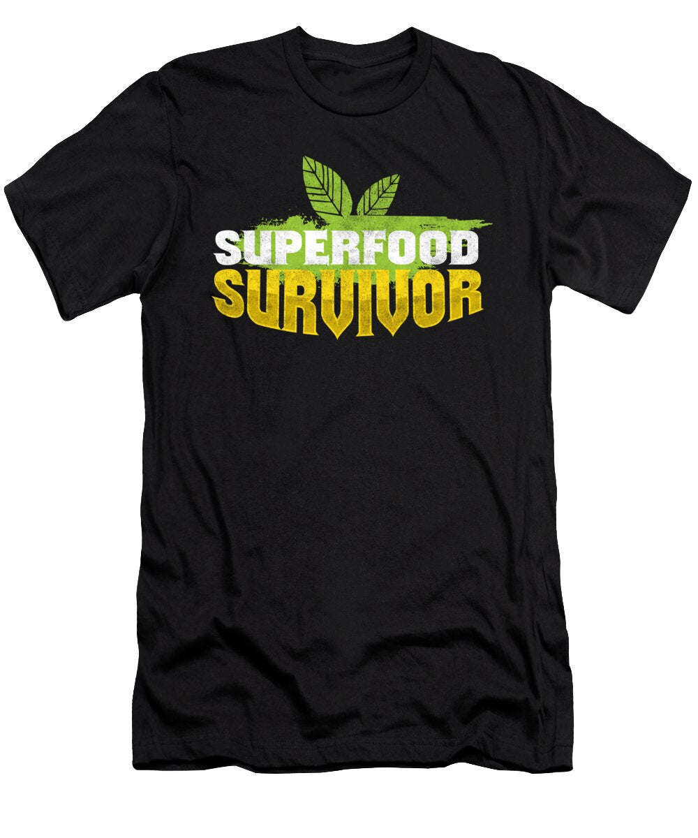 Superfood Survivor Food Healthy Moon T-Shirt