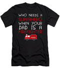 Superhero Dad Firefighter Jacob Zelazny T-Shirt