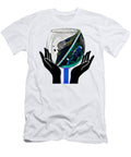 Surreal Underwater Wineglass Scene Art Speaks By Chanel Lindsey T-Shirt