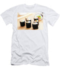 Sushi Rolls with Salmon Avocado Rice in Seaweed and Chopsticks Michal Bednarek T-Shirt