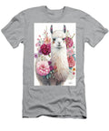 Sweet Rose Llama Tina Lecour T-Shirt