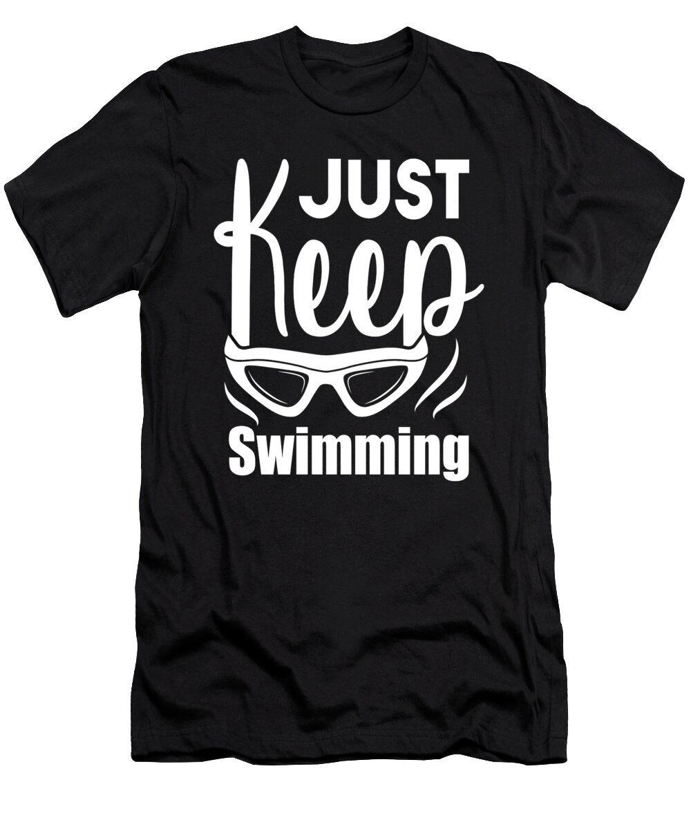 Swimming Swimmer Swimming Sport Swimming Goggles Steven Zimmer T-Shirt