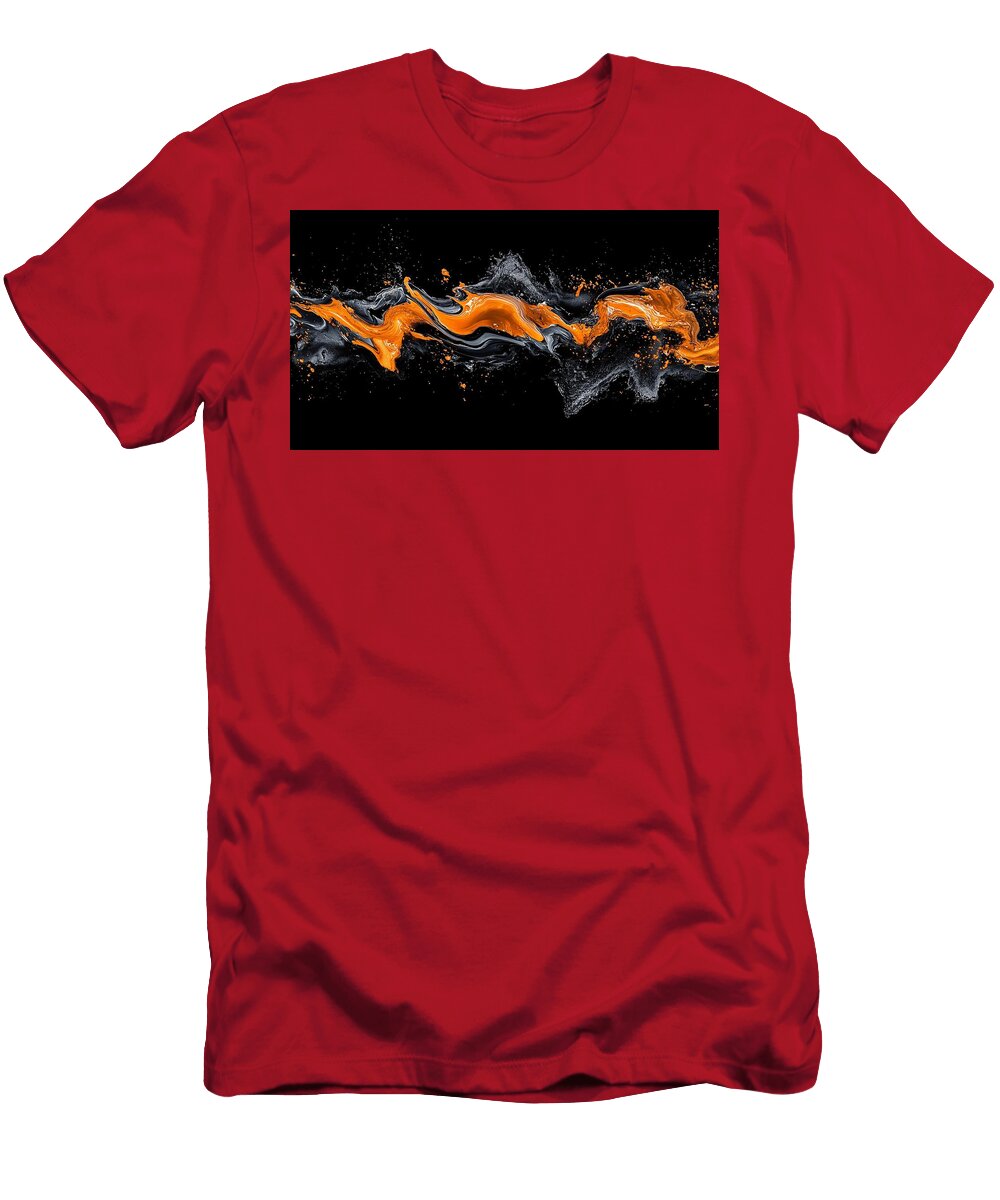 Swirls on Canvas Max Freeman T-Shirt