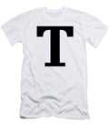 T in Black Typewriter Style Custom Home Fashions T-Shirt