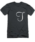T in White Simple Script Custom Home Fashions T-Shirt