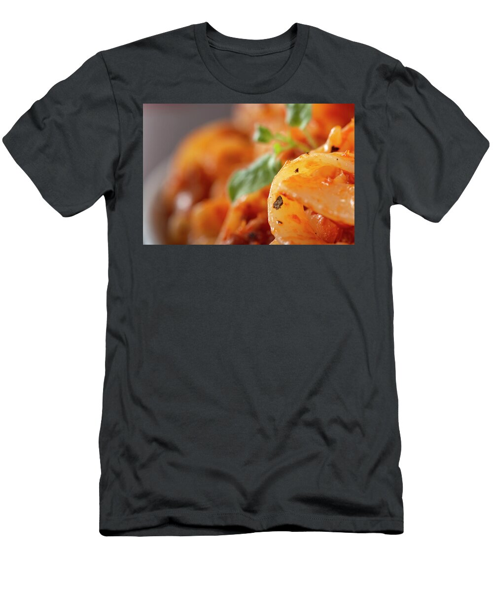 Tagliatelle Pasta with Tuna Sauce and Herbs Sebastian Radu T-Shirt
