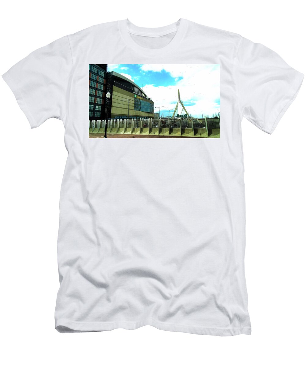 Td Garden and the Zakim Bridge Bill Dussault T-Shirt