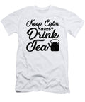 Tea Drinker Gift Idea Keep Calm and Drink Tea Kanig Designs T-Shirt
