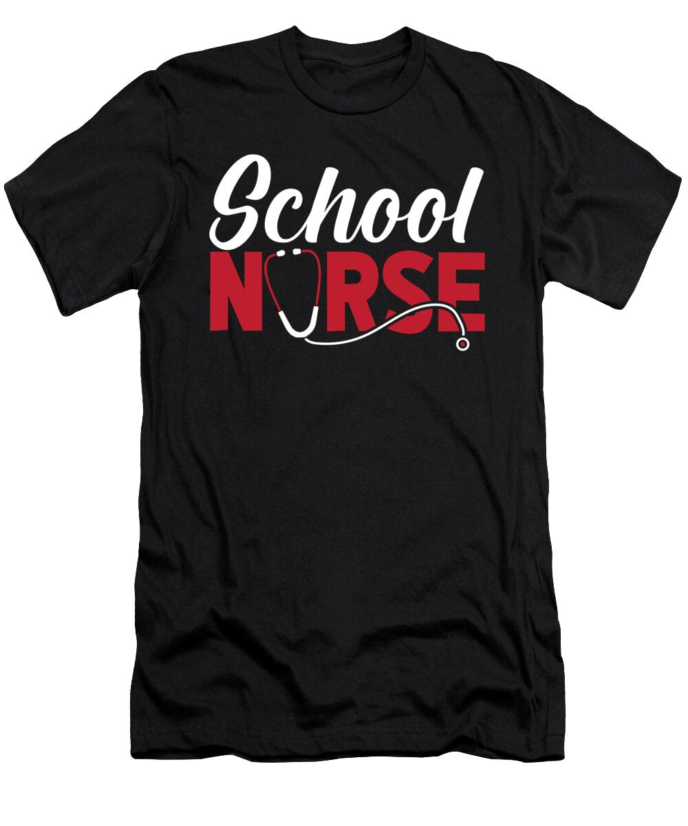 Teacher Caretaker Hospital Nursing School Nurse Crazy Squirrel T-Shirt