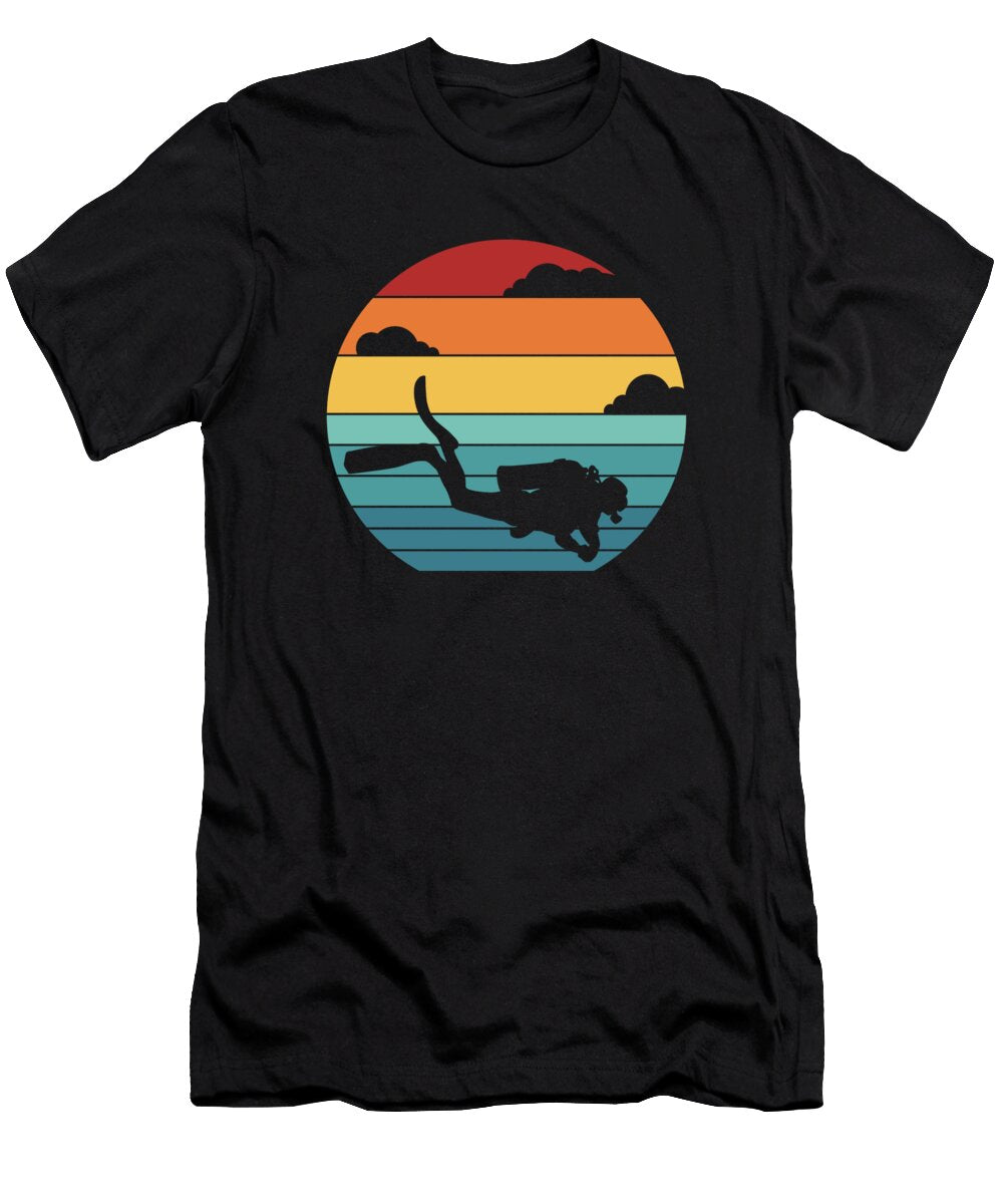 Technical Sport Diving Underwater Professional Scuba Diver Graphics Lab T-Shirt