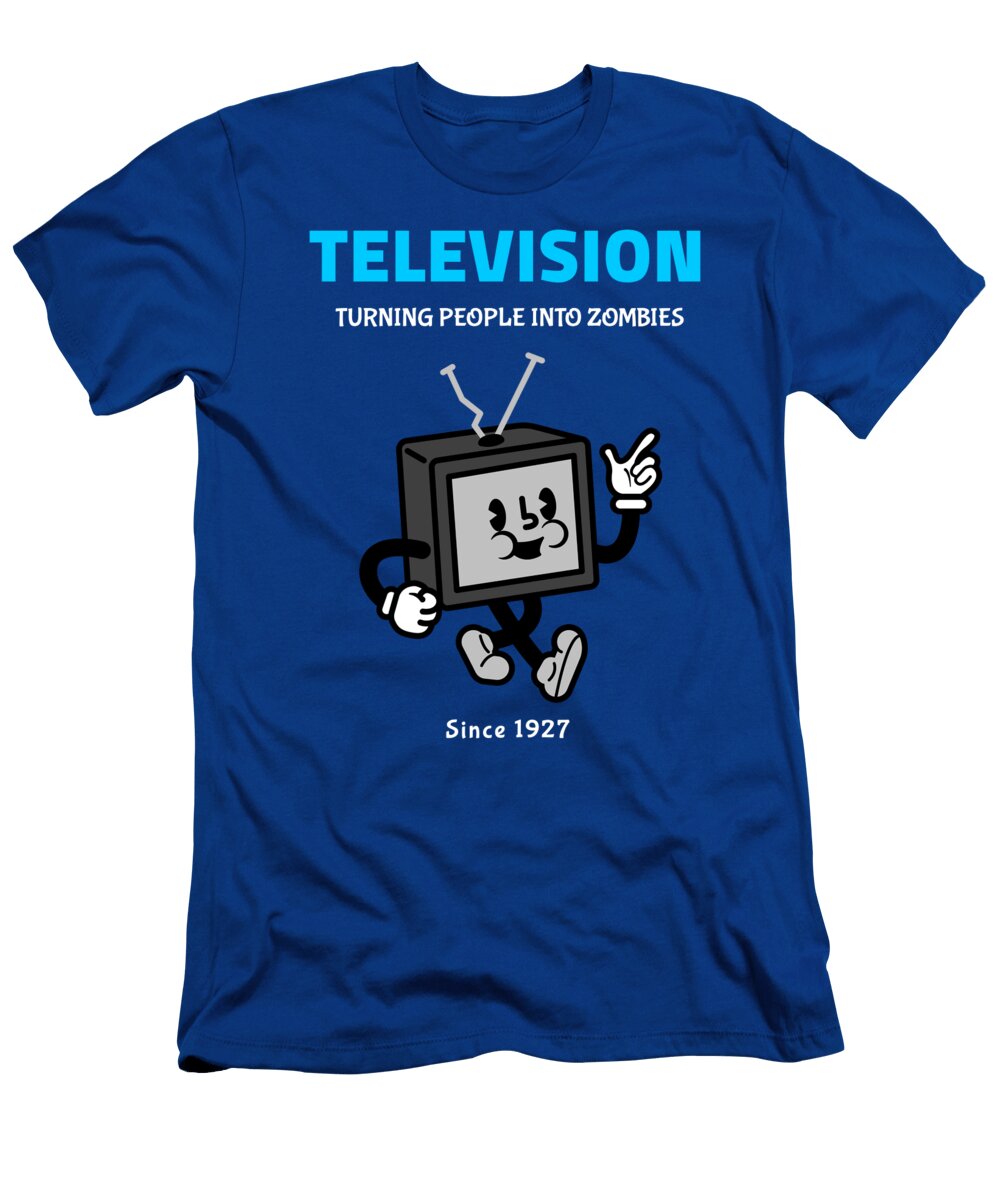Television Zombies Retro Cartoon Me T-Shirt
